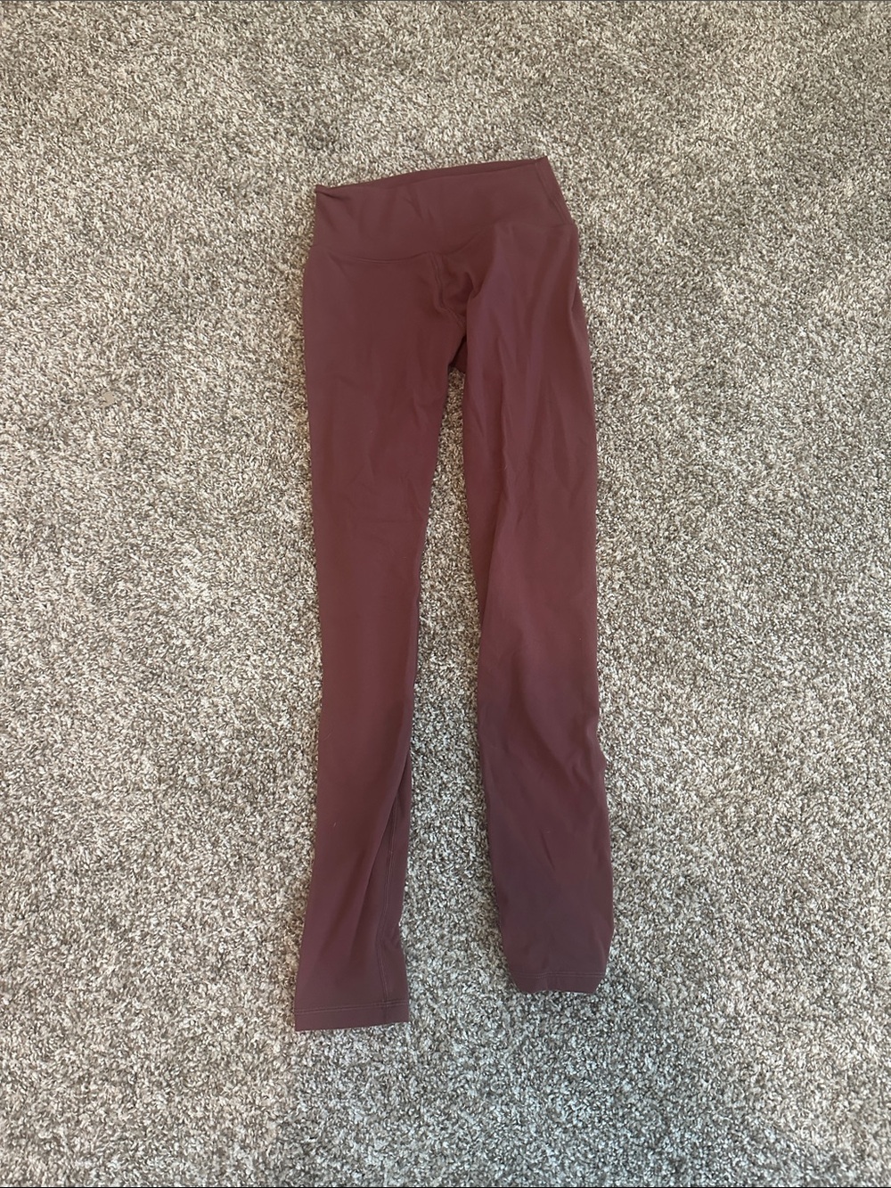 BuffBunny High-Rise Leggings in Burgundy